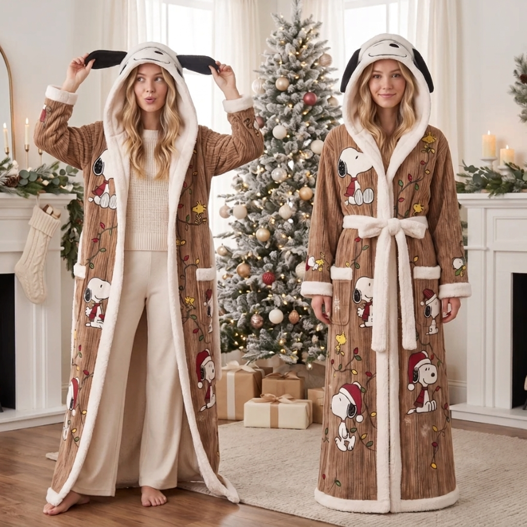 The Holly Snoop Heated Robe