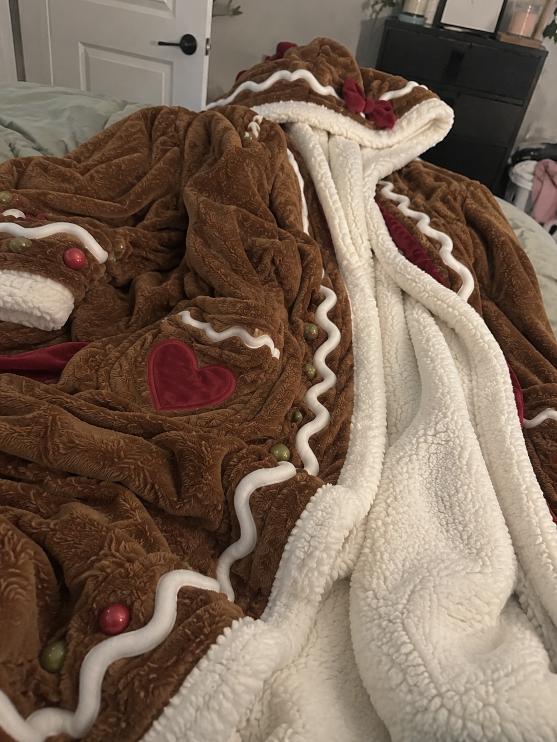 Gingerbread Heated Robe shared by Dana K.