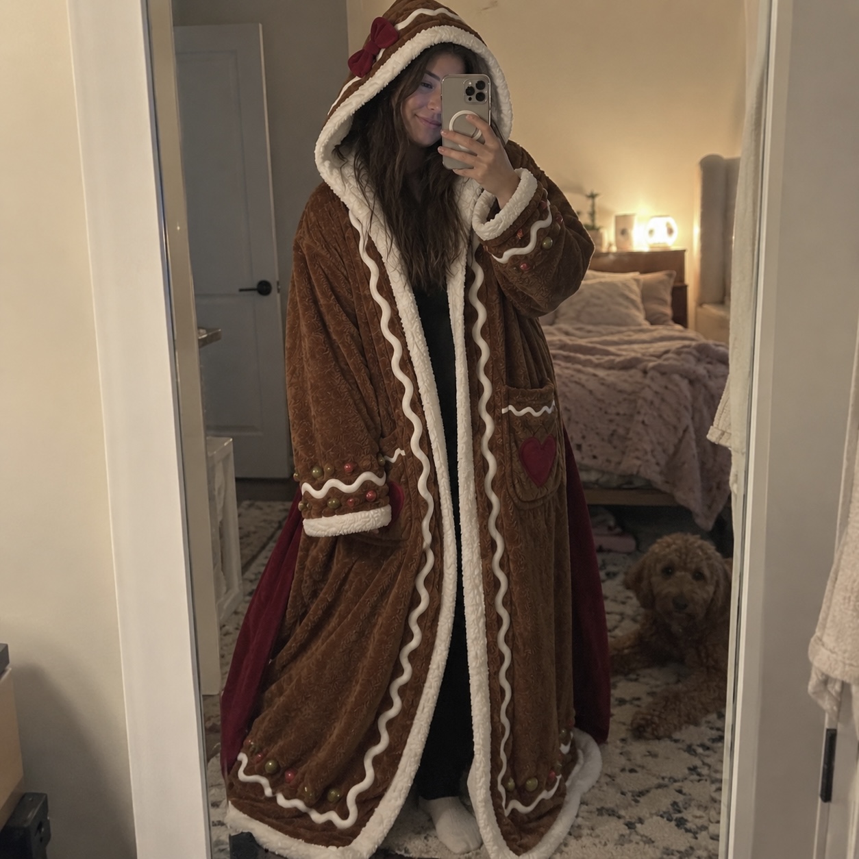 Gingerbread Heated Robe shared by Marisol G.